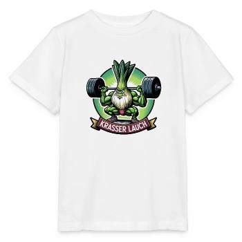 Krasser Lauch - Stanley/Stella Kinder T-Shirt MINI CREATOR  - Weiß - Vorne - Maike (125cm)