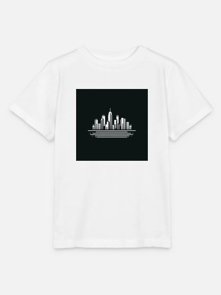 Midnight Metropolis - Stanley/Stella Kinder T-Shirt MINI CREATOR - Weiß