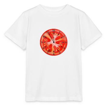 C’est l’heure des tomates - T-shirt bio MINI CREATOR Stanley/Stella Enfant - blanc - Devant - Maike (125cm)
