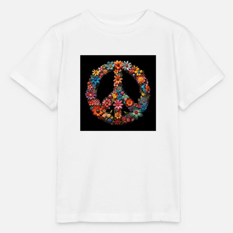 Peace - Stanley/Stella Kinder T-Shirt MINI CREATOR  - Weiß