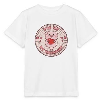 Cochon Valentine - T-shirt bio MINI CREATOR Stanley/Stella Enfant - blanc - Devant - Maike (125cm)