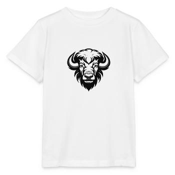 L’élégance du buffle - T-shirt bio MINI CREATOR Stanley/Stella Enfant - blanc - Devant - Maike (125cm)
