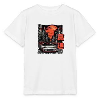 JDM Lancer Evo Vintage Street Racing - Stanley/Stella MINI CREATOR Kids’ T-Shirt - white - Front - Maike (125cm)