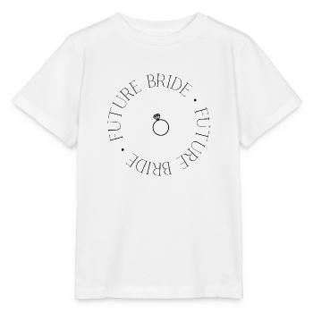 Future mariée - T-shirt bio MINI CREATOR Stanley/Stella Enfant - blanc - Devant - Maike (125cm)