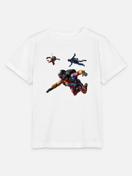 Faszination Fallschirmspringen - Stanley/Stella Kinder T-Shirt MINI CREATOR - Weiß