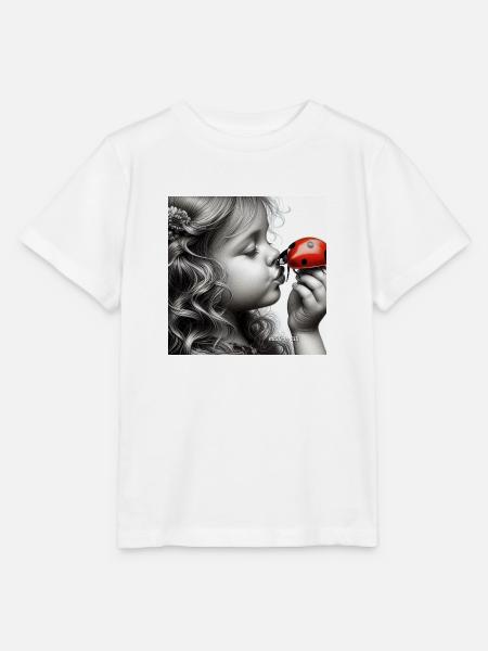 Respect Nature ...Marienkäfer Kind - Stanley/Stella Kinder T-Shirt MINI CREATOR - Weiß