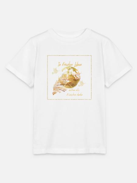 Frieden - Stanley/Stella Kinder T-Shirt MINI CREATOR  - Weiß