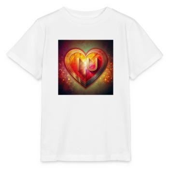 I love you - Stanley/Stella MINI CREATOR Kids’ T-Shirt - white - Front - Maike (125cm)