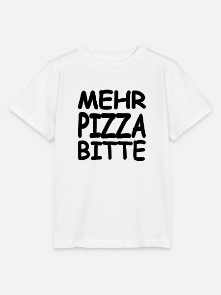 Pizza - Stanley/Stella Kinder T-Shirt MINI CREATOR  - Weiß