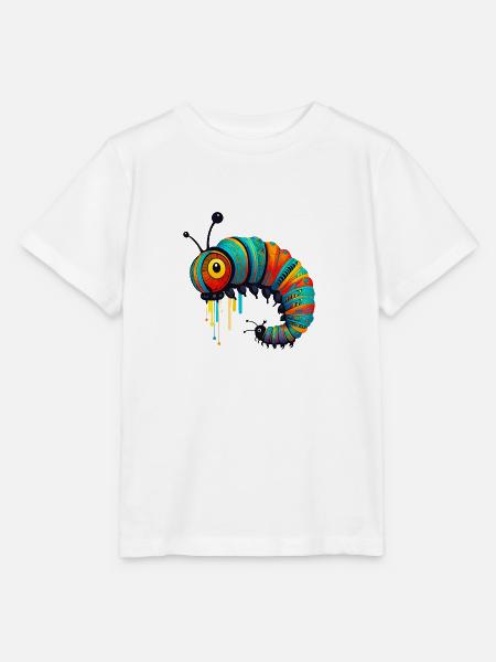 Raupe - Stanley/Stella Kinder T-Shirt MINI CREATOR - Weiß