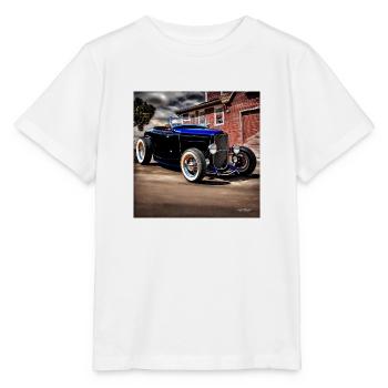 1932 Roadster Hotrod - Stanley/Stella Kinder T-Shirt MINI CREATOR  - Weiß - Vorne - Maike (125cm)