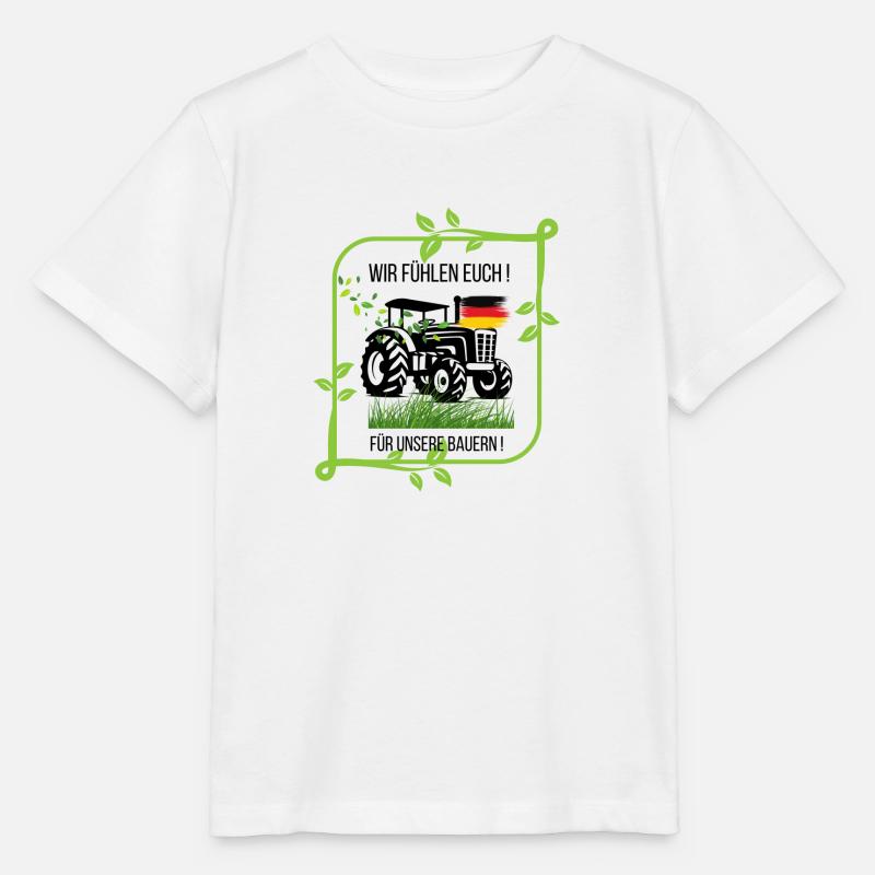 Paysans - T-shirt bio MINI CREATOR Stanley/Stella Enfant - blanc