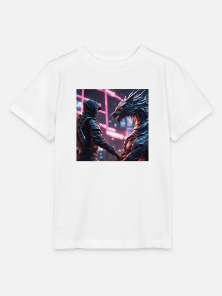 Ninja Dragon - Stanley/Stella Kinder T-Shirt MINI CREATOR - Weiß