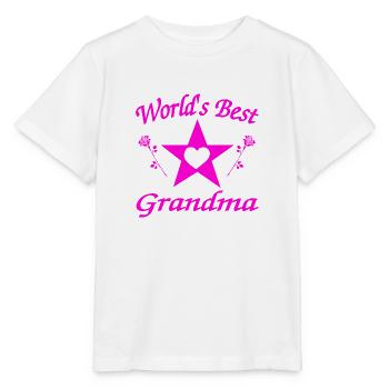 Granny - Stanley/Stella MINI CREATOR Kids’ T-Shirt - white - Front - Maike (125cm)