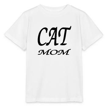 Chat - T-shirt bio MINI CREATOR Stanley/Stella Enfant - blanc - Devant - Maike (125cm)