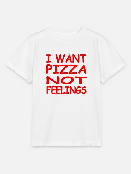Pizza - Stanley/Stella Kinder T-Shirt MINI CREATOR - Weiß