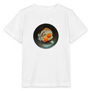 Spiegeleier - Stanley/Stella Kinder T-Shirt MINI CREATOR  - Weiß - Vorne - Maike (125cm)