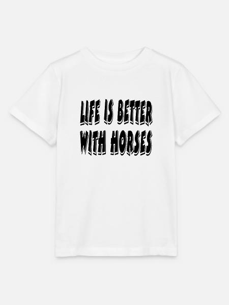 Pferde - Stanley/Stella Kinder T-Shirt MINI CREATOR - Weiß