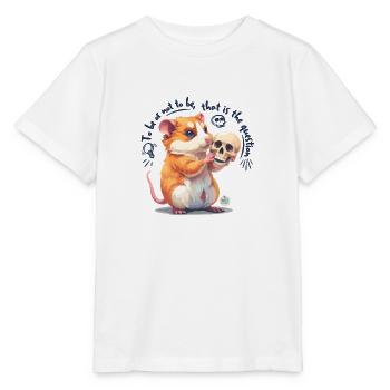 Être ou ne pas être - T-shirt bio MINI CREATOR Stanley/Stella Enfant - blanc - Devant - Maike (125cm)
