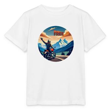 spread free - Stanley/Stella Kinder T-Shirt MINI CREATOR  - Weiß - Vorne - Maike (125cm)