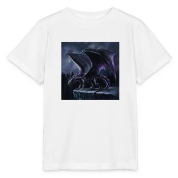 Shadow dragon - Stanley/Stella Kinder T-Shirt MINI CREATOR  - Weiß - Vorne - Maike (125cm)