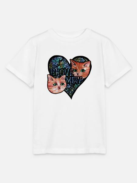 Kätzchen Katzen - Stanley/Stella Kinder T-Shirt MINI CREATOR  - Weiß