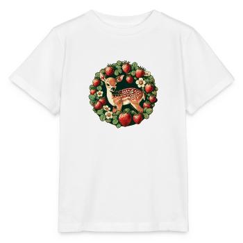 Printemps fauve - T-shirt bio MINI CREATOR Stanley/Stella Enfant - blanc - Devant - Maike (125cm)