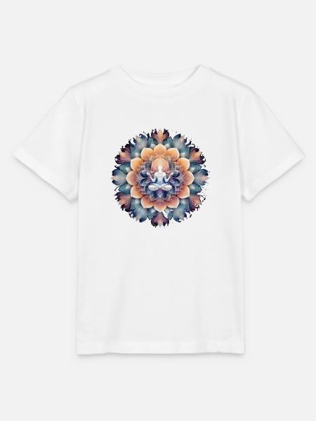 Mandala Time 4 - Stanley/Stella Kinder T-Shirt MINI CREATOR  - Weiß