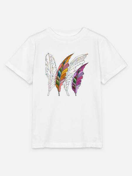 Feder - Stanley/Stella Kinder T-Shirt MINI CREATOR  - Weiß