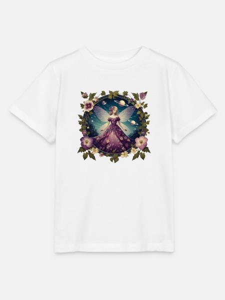 Blumenfee - Stanley/Stella Kinder T-Shirt MINI CREATOR  - Weiß