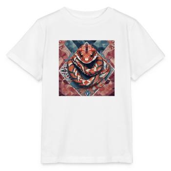 Snake - Stanley/Stella MINI CREATOR Kids’ T-Shirt - white - Front - Maike (125cm)