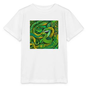 Snake - Stanley/Stella MINI CREATOR Kids’ T-Shirt - white - Front - Maike (125cm)