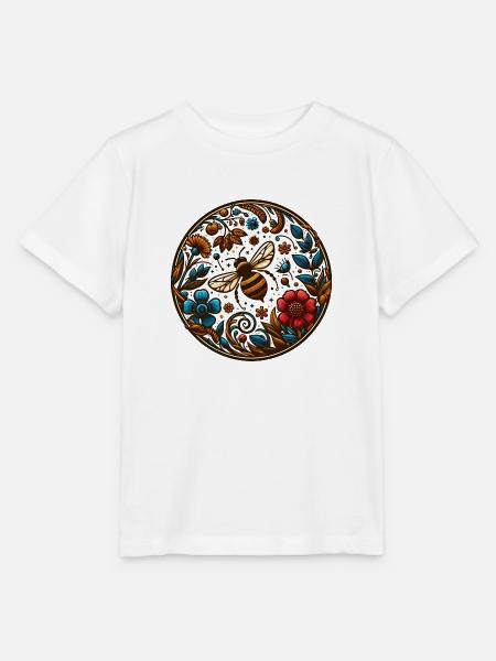 Bienenglück - Stanley/Stella Kinder T-Shirt MINI CREATOR - Weiß
