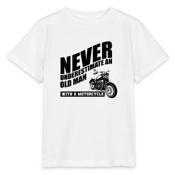 Drôle de dicton de moto - T-shirt bio MINI CREATOR Stanley/Stella Enfant - blanc - Devant - Maike (125cm)