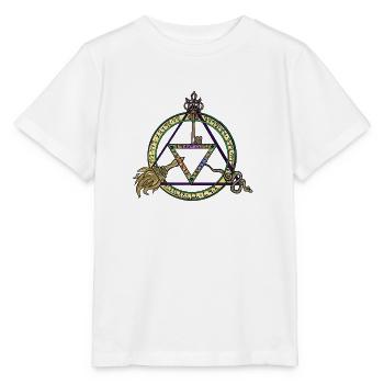 Hekate Symbolik - Stanley/Stella Kinder T-Shirt MINI CREATOR  - Weiß - Vorne - Maike (125cm)