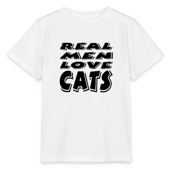 Chat - T-shirt bio MINI CREATOR Stanley/Stella Enfant - blanc - Devant - Maike (125cm)