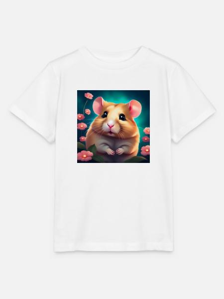 Hamster im Glück - Stanley/Stella Kinder T-Shirt MINI CREATOR  - Weiß
