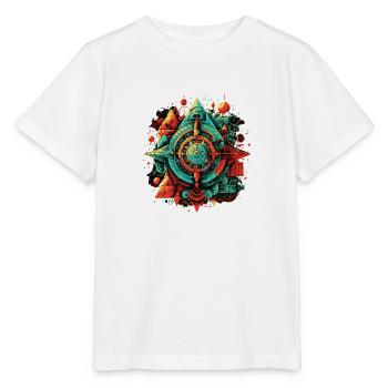 Schönes mathematisches Architektonisches Konstrukt - Stanley/Stella Kinder T-Shirt MINI CREATOR  - Weiß - Vorne - Maike (125cm)