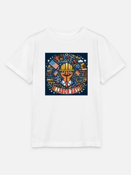 LaborDay - Stanley/Stella Kinder T-Shirt MINI CREATOR  - Weiß