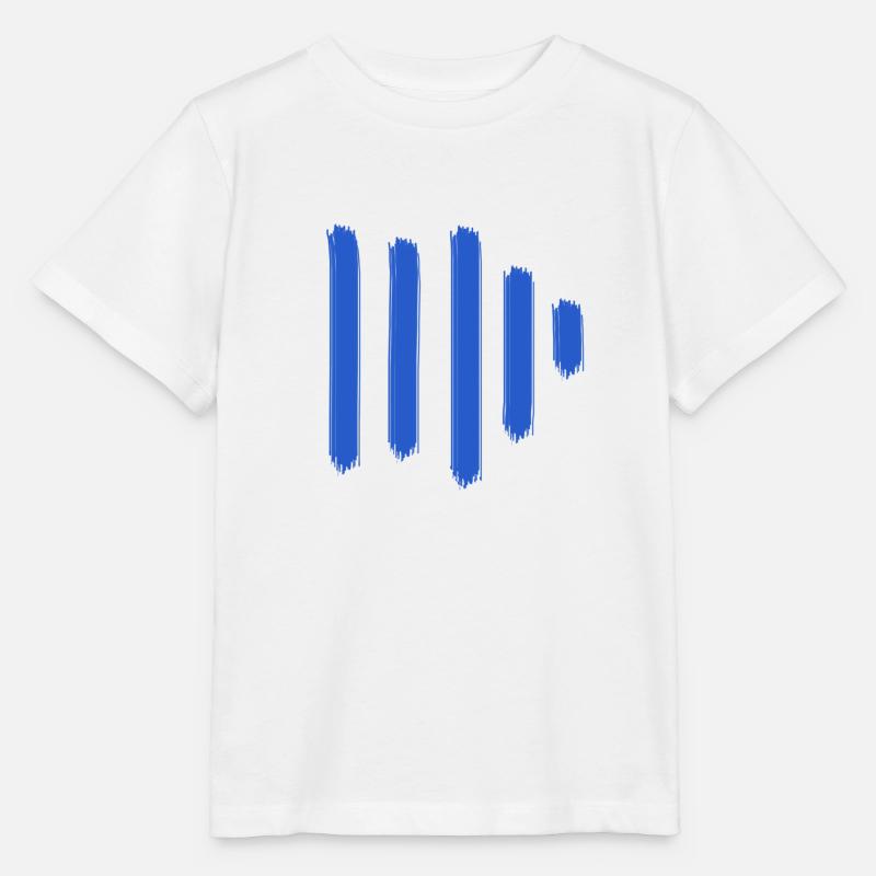 Sound Paint Bars - Stanley/Stella Kinder T-Shirt MINI CREATOR  - Weiß