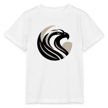 Stilisierter Adlerkopf - Stanley/Stella Kinder T-Shirt MINI CREATOR  - Weiß - Vorne - Maike (125cm)