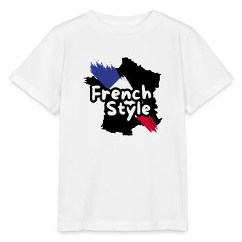 Französischer Stil - Stanley/Stella Kinder T-Shirt MINI CREATOR  - Weiß - Vorne - Maike (125cm)