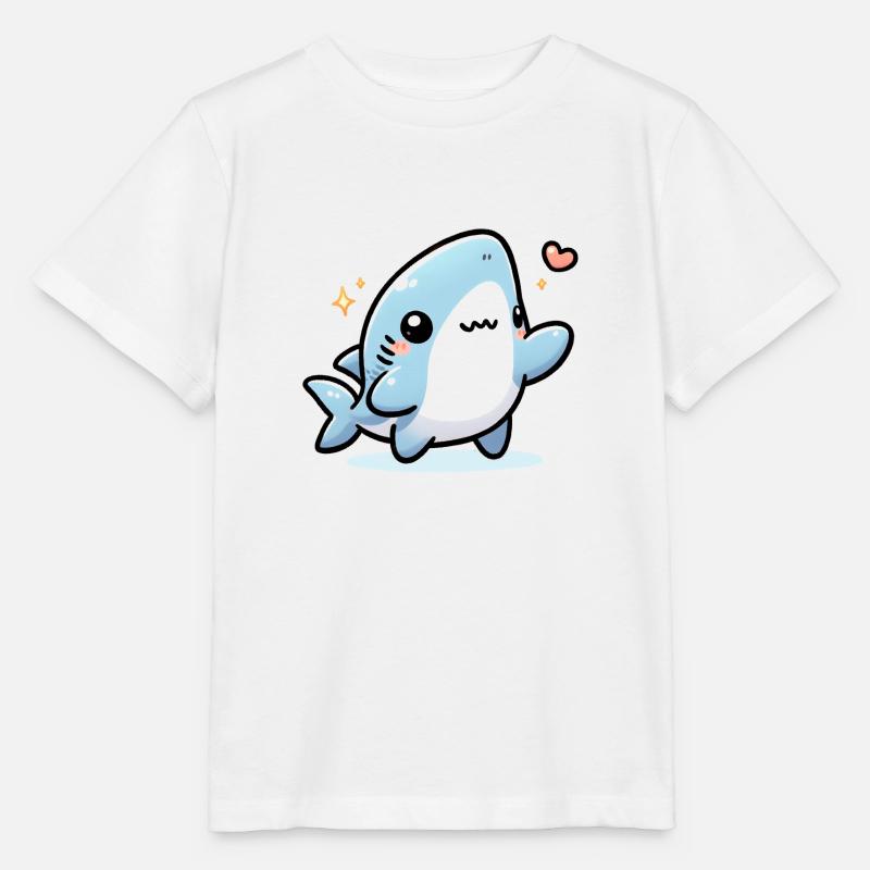 Süßer Hai - Stanley/Stella Kinder T-Shirt MINI CREATOR  - Weiß