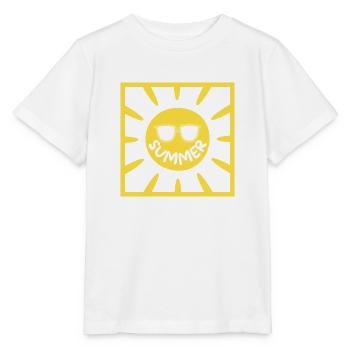 Sonne, Sommer und Gläser - Stanley/Stella Kinder T-Shirt MINI CREATOR  - Weiß - Vorne - Maike (125cm)