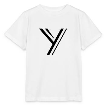 Lettre Y - T-shirt bio MINI CREATOR Stanley/Stella Enfant - blanc - Devant - Maike (125cm)