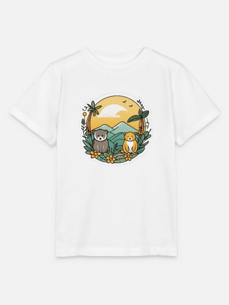 Süße Bären - Stanley/Stella Kinder T-Shirt MINI CREATOR - Weiß