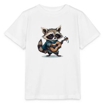 Barde raton laveur - T-shirt bio MINI CREATOR Stanley/Stella Enfant - blanc - Devant - Maike (125cm)
