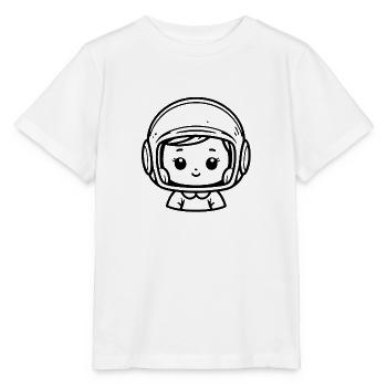Baby-Biker - Stanley/Stella Kinder T-Shirt MINI CREATOR  - Weiß - Vorne - Maike (125cm)