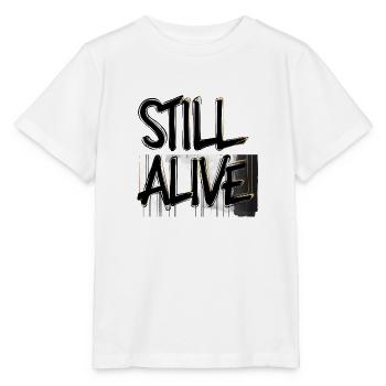 immer noch am leben - still alive - Stanley/Stella Kinder T-Shirt MINI CREATOR  - Weiß - Vorne - Maike (125cm)