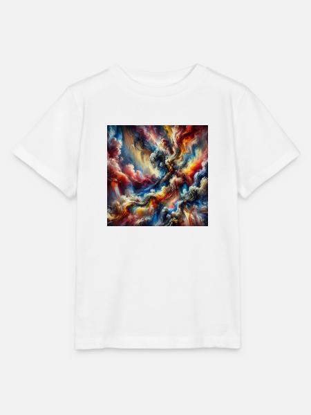 Epische Sinfonie - Abstraktes Gemälde - Stanley/Stella Kinder T-Shirt MINI CREATOR  - Weiß